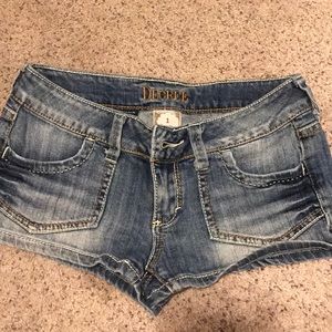 Light Blue Short Jean Shorts